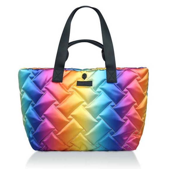 Kurt Geiger Bags Kurt Geiger London Quilted Rainbow Shopper Tote
